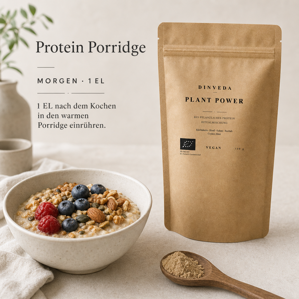 Plant Power – Miscela proteica biologica con proteine di semi di zucca, canapa e cacao