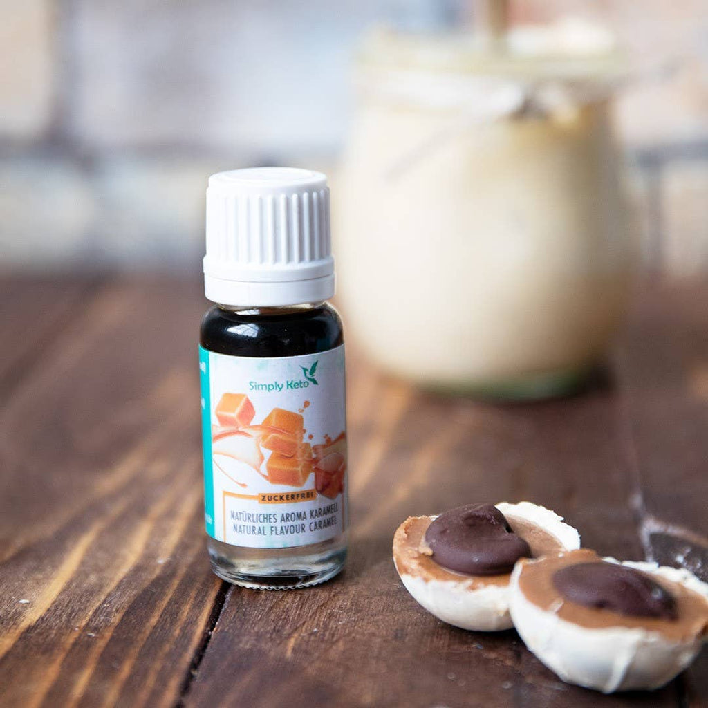 Aroma naturale al caramello senza zucchero