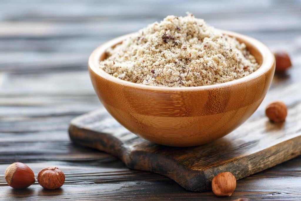 Farina di nocciole biologica senza olio e senza glutine dalla Francia: 500 g - IN ARRIVO