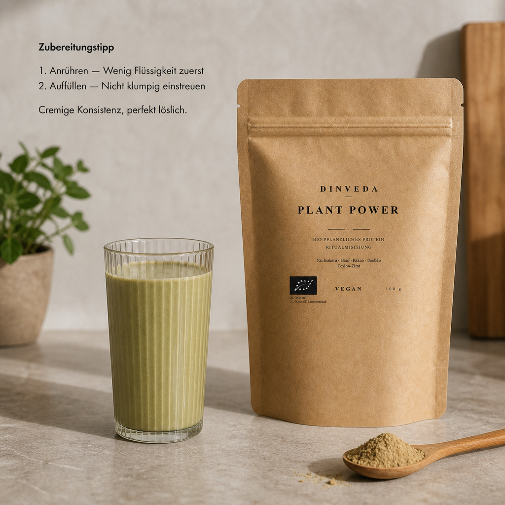 Plant Power – Miscela proteica biologica con proteine di semi di zucca, canapa e cacao