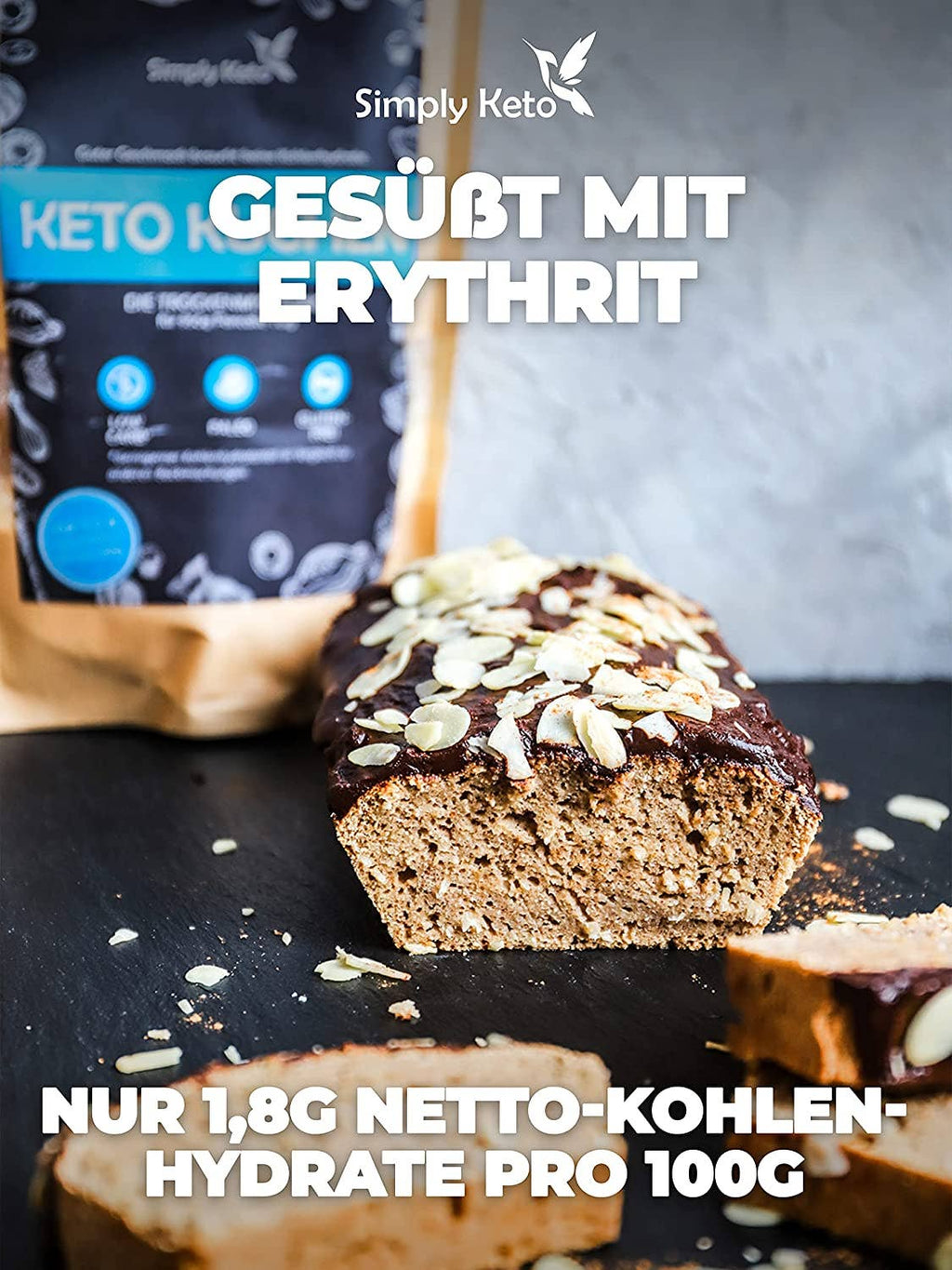 Miscela per torta keto senza zucchero