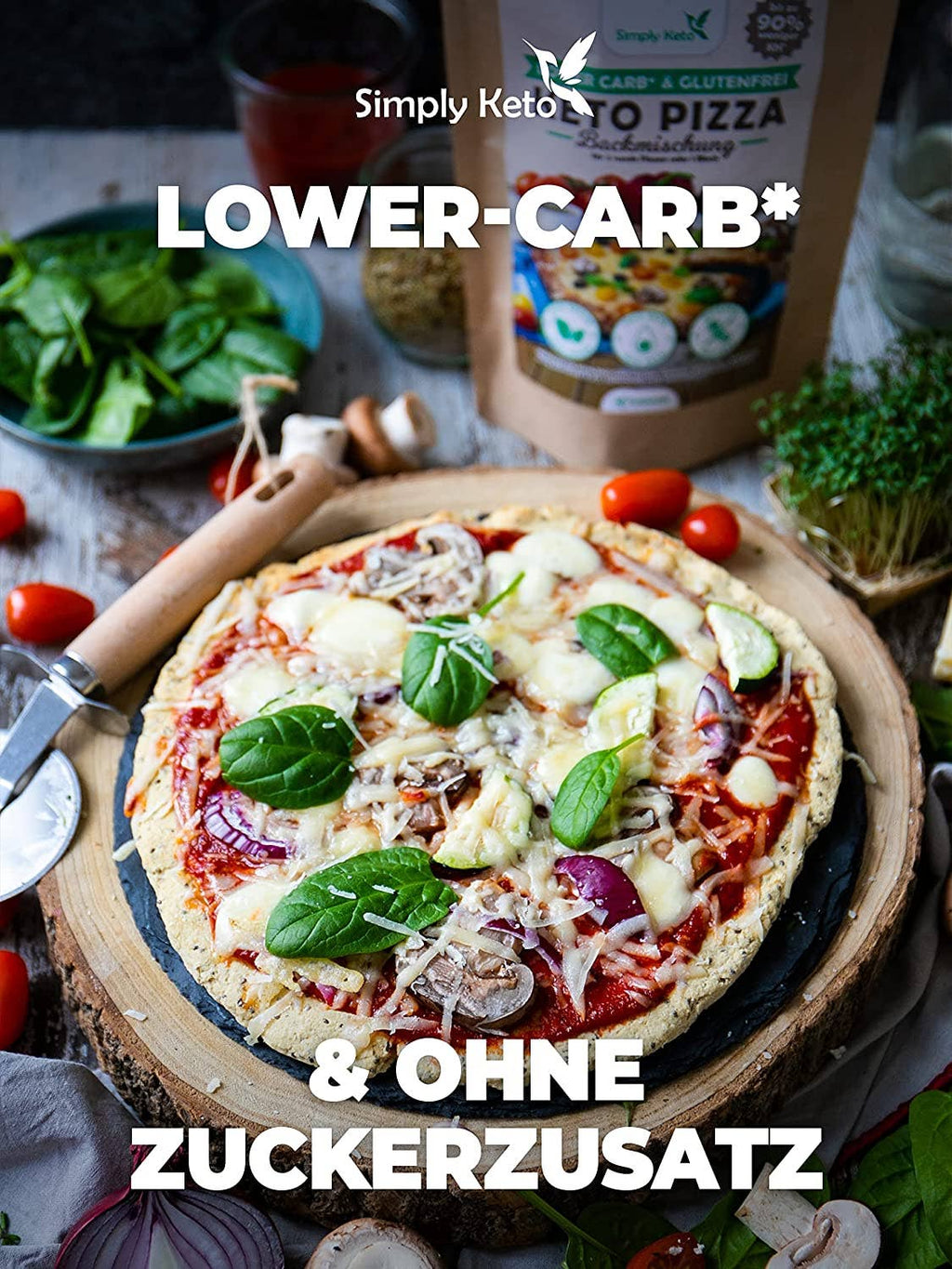 Mix per pizza keto a basso contenuto di carboidrati