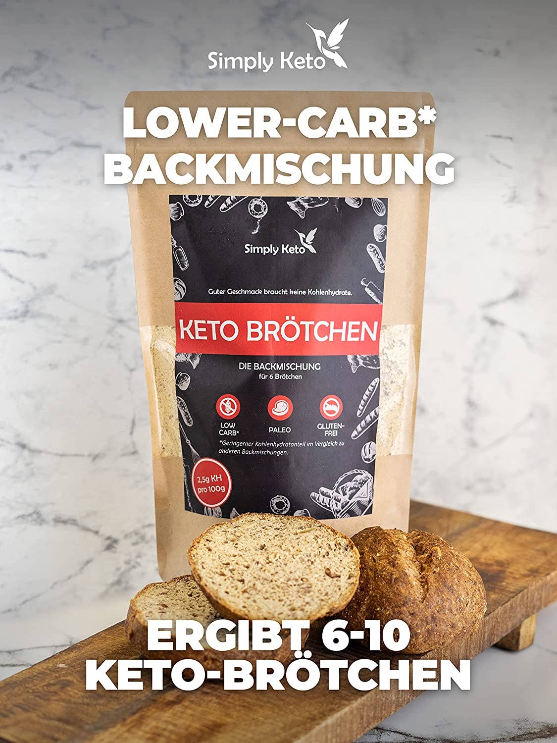 Mix per panini keto a basso contenuto di carboidrati